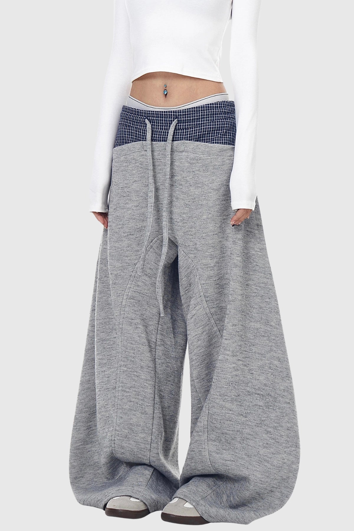 Grey Volume Pant