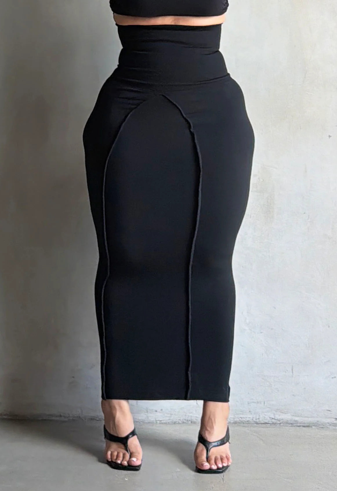The Tummy Control Skirt in Chocolate