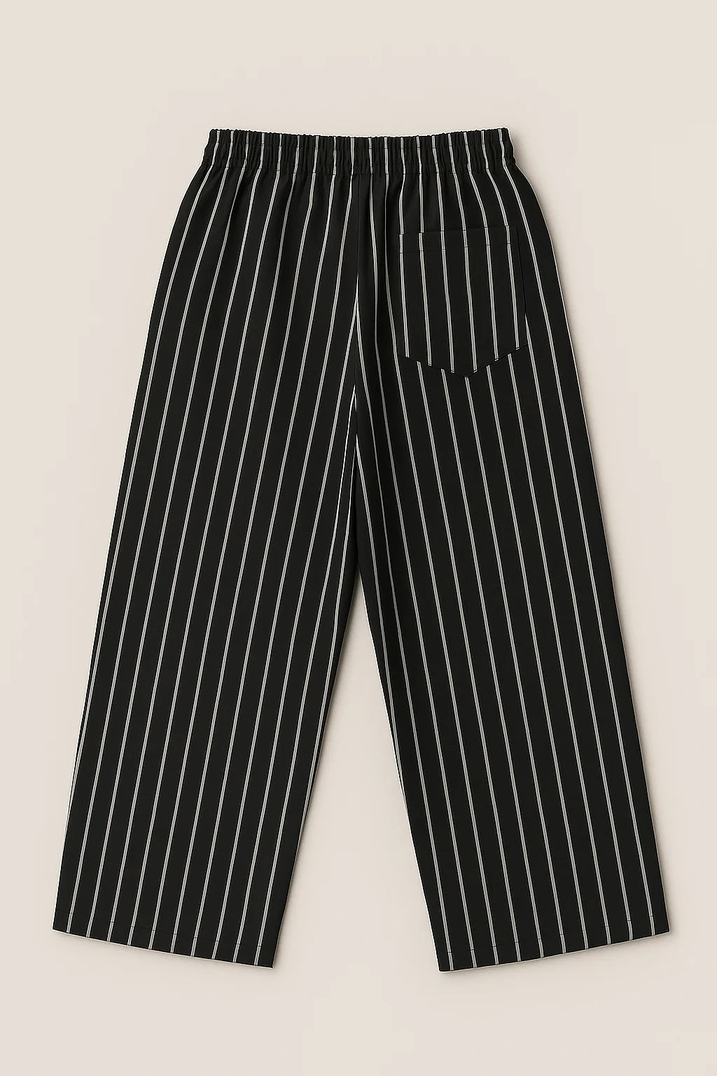 Pinstripe Wide Leg Trouser